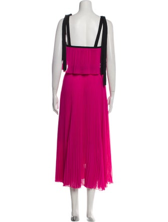 Philosophy di Lorenzo Serafini Square Neckline Long Dress
