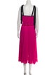 Philosophy di Lorenzo Serafini Square Neckline Long Dress