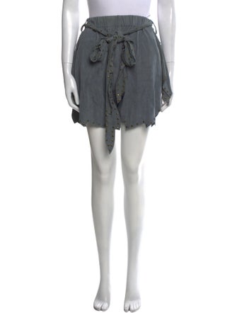Philosophy di Lorenzo Serafini Lamb Leather Mini Shorts