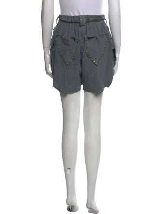 Philosophy di Lorenzo Serafini Lamb Leather Mini Shorts