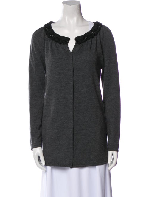 Philosophy di Lorenzo Serafini Virgin Wool Scoop Neck Sweater