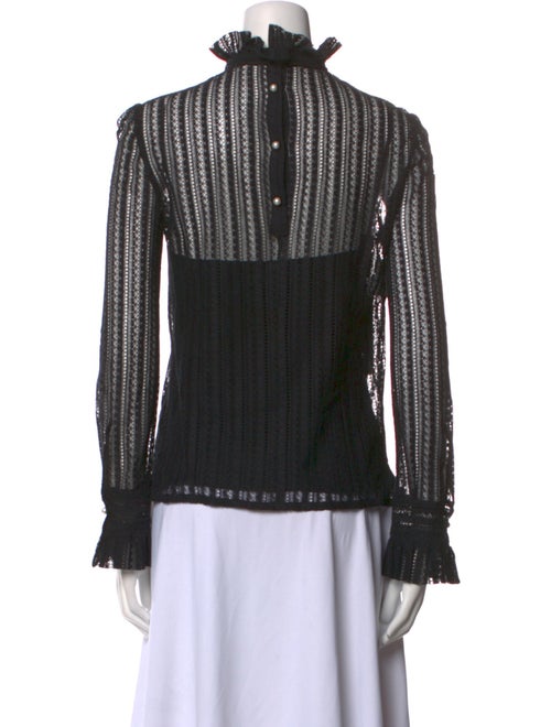 Philosophy di Lorenzo Serafini Mock Neck Long Sleeve Blouse