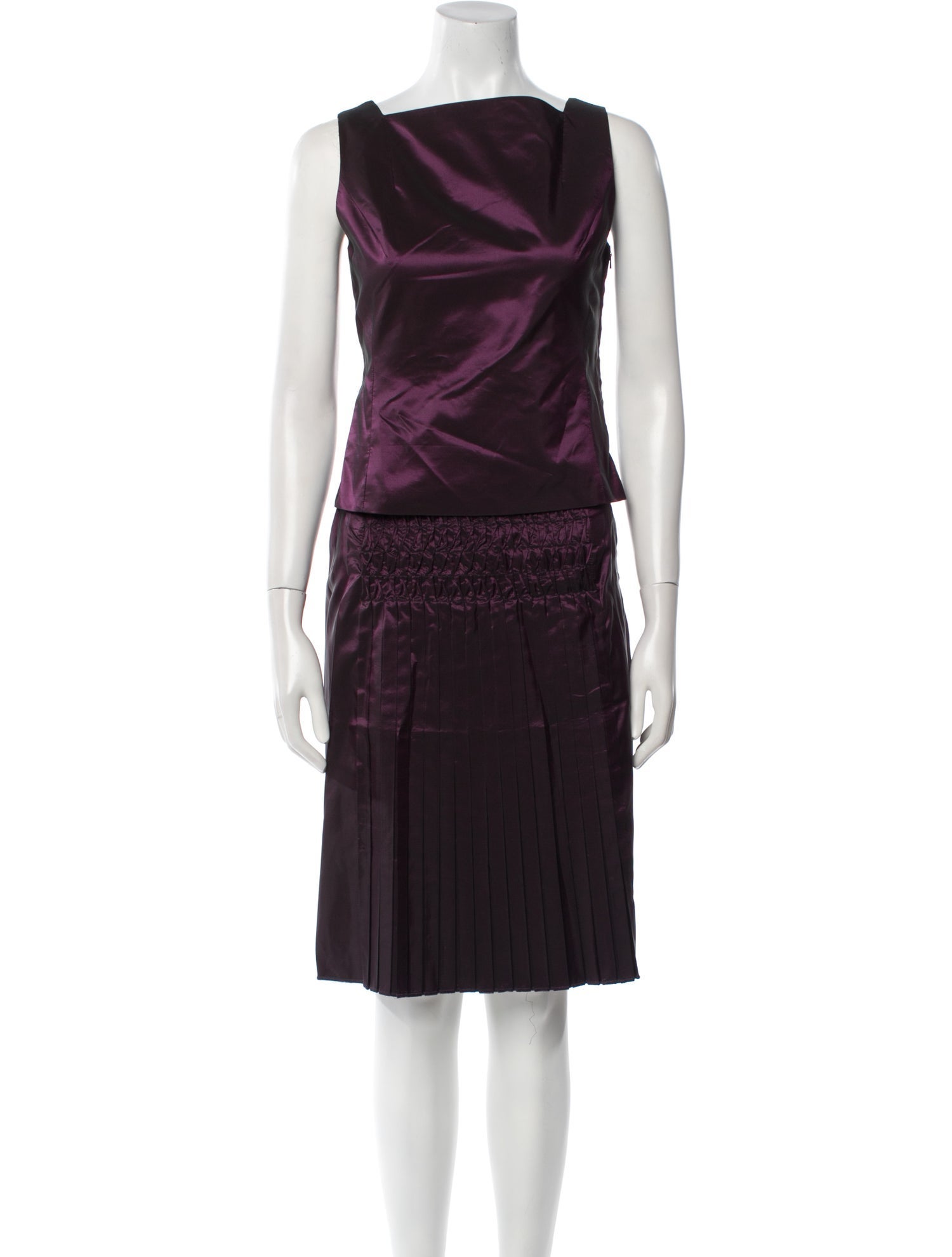 Philosophy di Lorenzo Serafini Pleated Accents Skirt Set