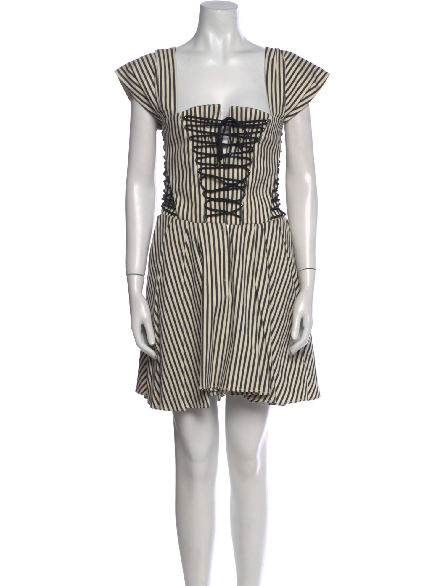 Philosophy di Lorenzo Serafini Striped Mini Dress w/ Tags