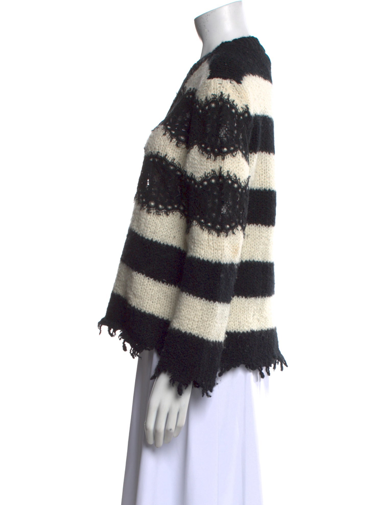 Philosophy di Lorenzo Serafini Wool Striped Sweater