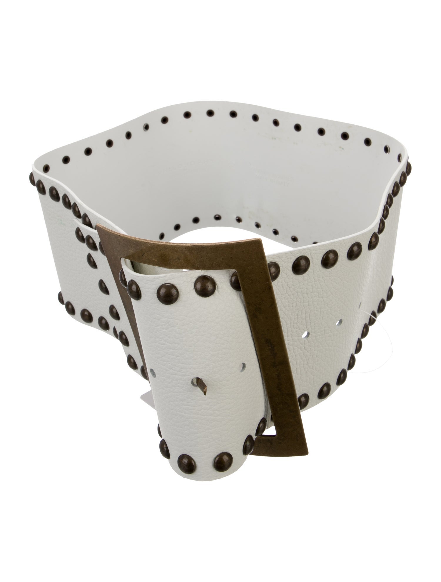 Philosophy di Lorenzo Serafini Wide Leather Belt