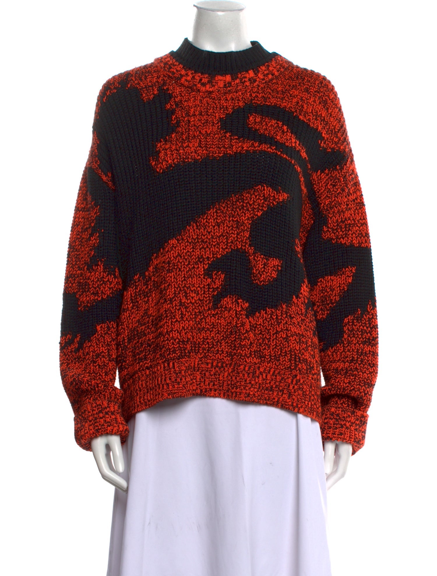 Philosophy di Lorenzo Serafini Virgin Wool Printed Sweater