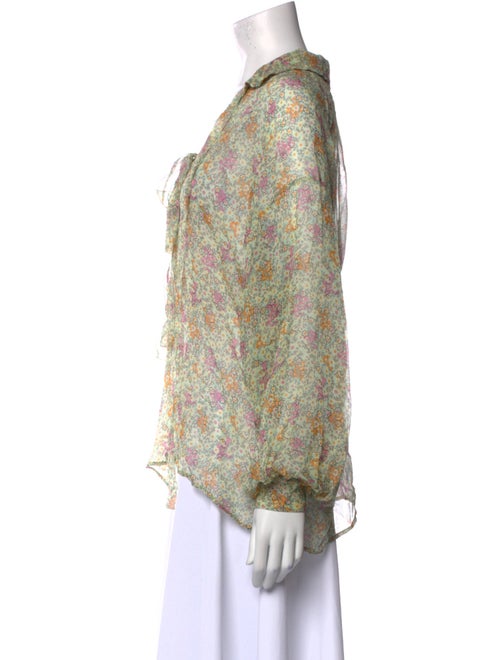 Philosophy di Lorenzo Serafini Silk Floral Print Blouse