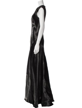 Philosophy di Lorenzo Serafini Crew Neck Long Dress