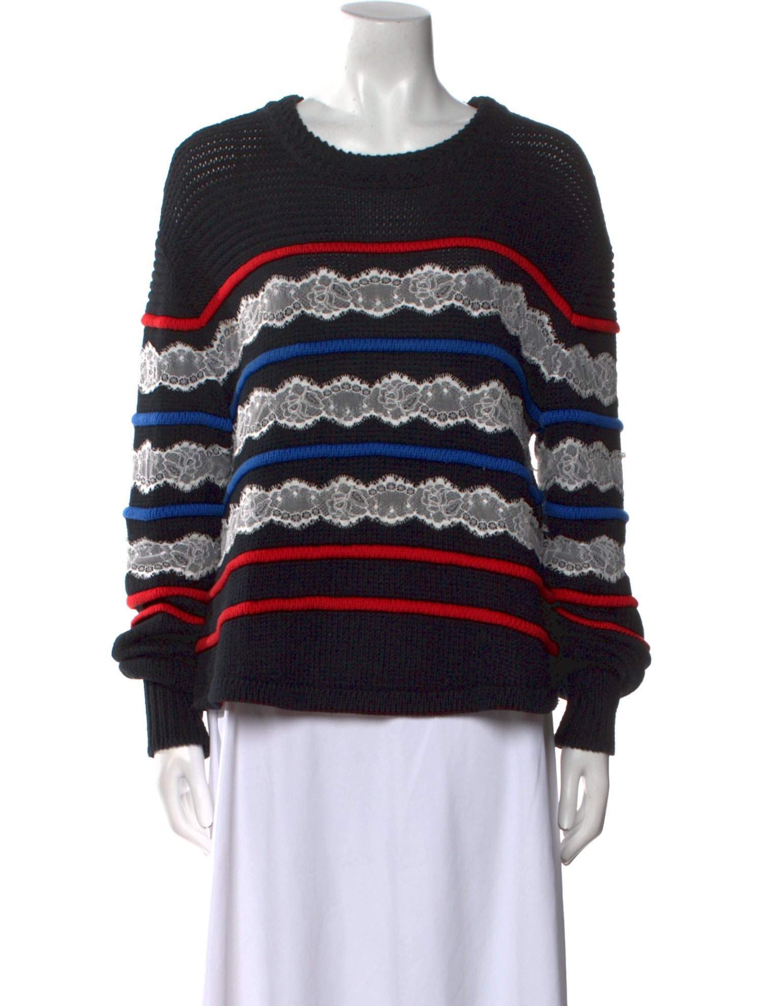 Philosophy di Lorenzo Serafini Striped Scoop Neck Sweater