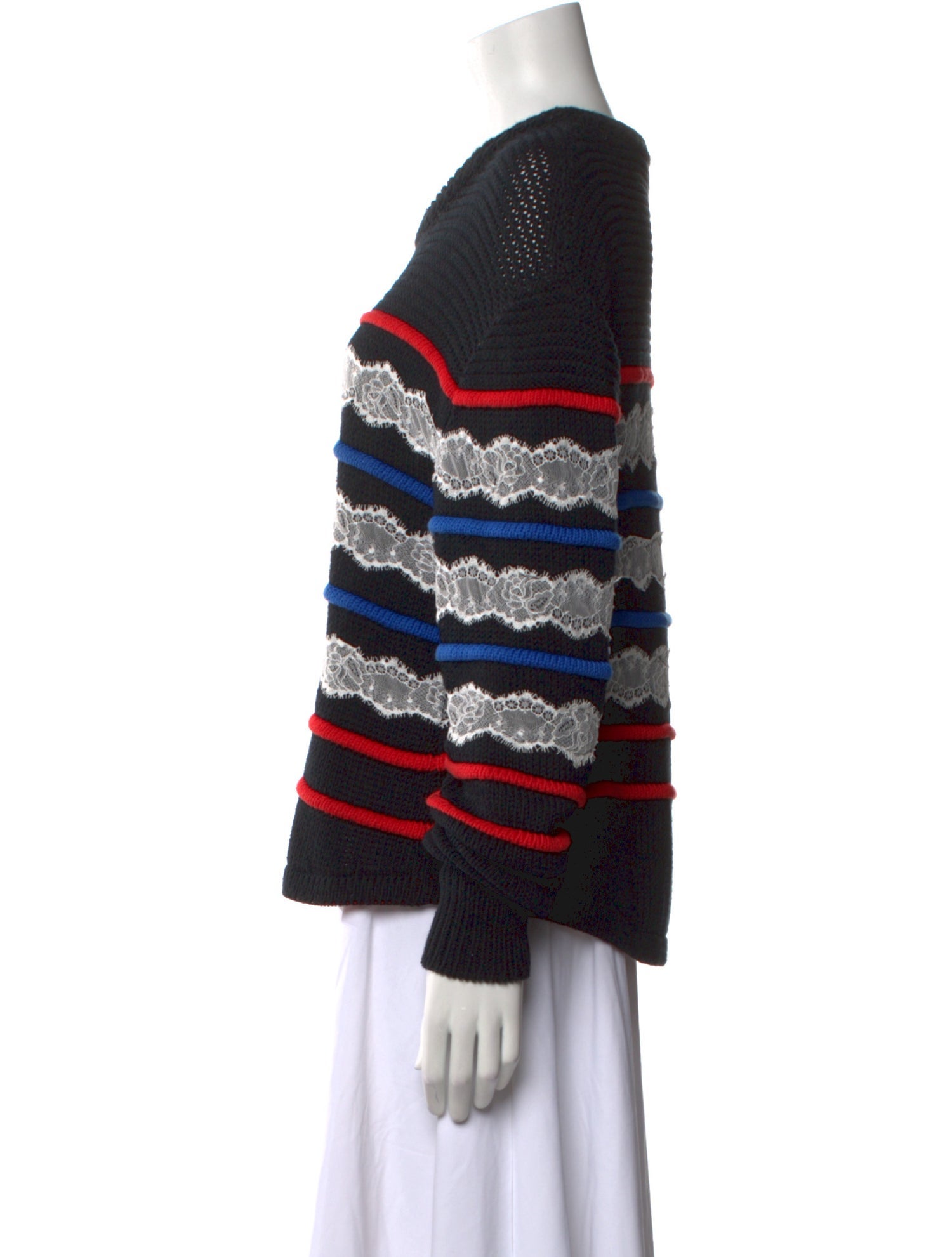 Philosophy di Lorenzo Serafini Striped Scoop Neck Sweater