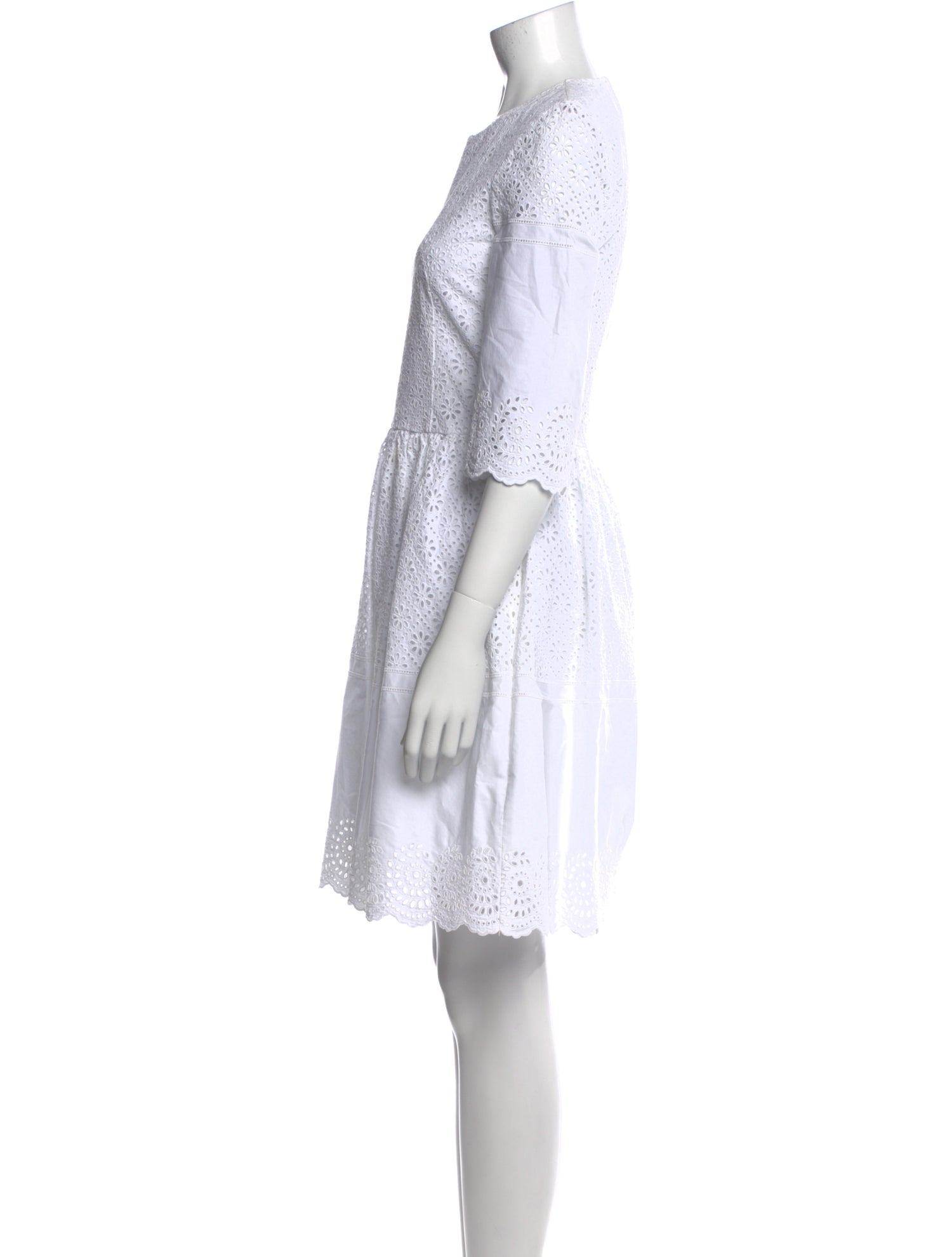 Philosophy di Lorenzo Serafini Lace Pattern Knee-Length Dress