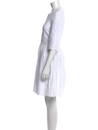 Philosophy di Lorenzo Serafini Lace Pattern Knee-Length Dress