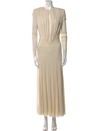 Philosophy di Lorenzo Serafini Crew Neck Long Dress