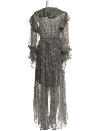 Philosophy di Lorenzo Serafini Silk Long Dress