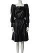 Philosophy di Lorenzo Serafini Square Neckline Knee-Length Dress