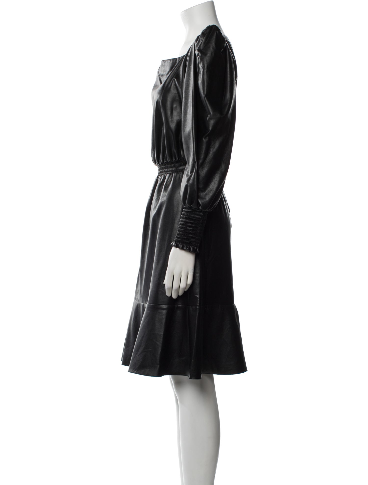 Philosophy di Lorenzo Serafini Square Neckline Knee-Length Dress