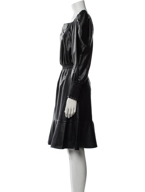 Philosophy di Lorenzo Serafini Square Neckline Knee-Length Dress