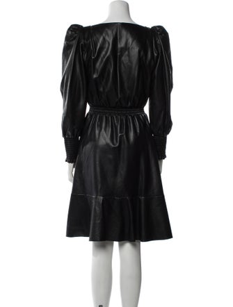 Philosophy di Lorenzo Serafini Square Neckline Knee-Length Dress