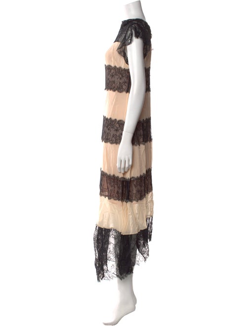 Philosophy di Lorenzo Serafini Silk Midi Length Dress