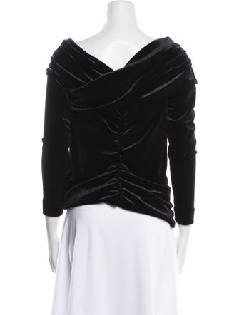 Philosophy di Lorenzo Serafini Cowl Neck Three-Quarter Sleeve Top