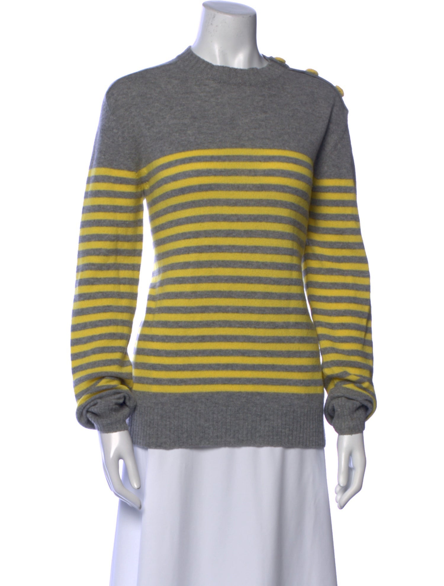 Philosophy di Lorenzo Serafini Virgin Wool Striped Sweatshirt