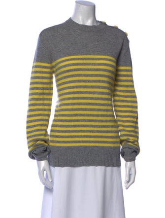 Philosophy di Lorenzo Serafini Virgin Wool Striped Sweatshirt