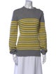 Philosophy di Lorenzo Serafini Virgin Wool Striped Sweatshirt