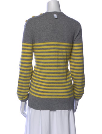 Philosophy di Lorenzo Serafini Virgin Wool Striped Sweatshirt