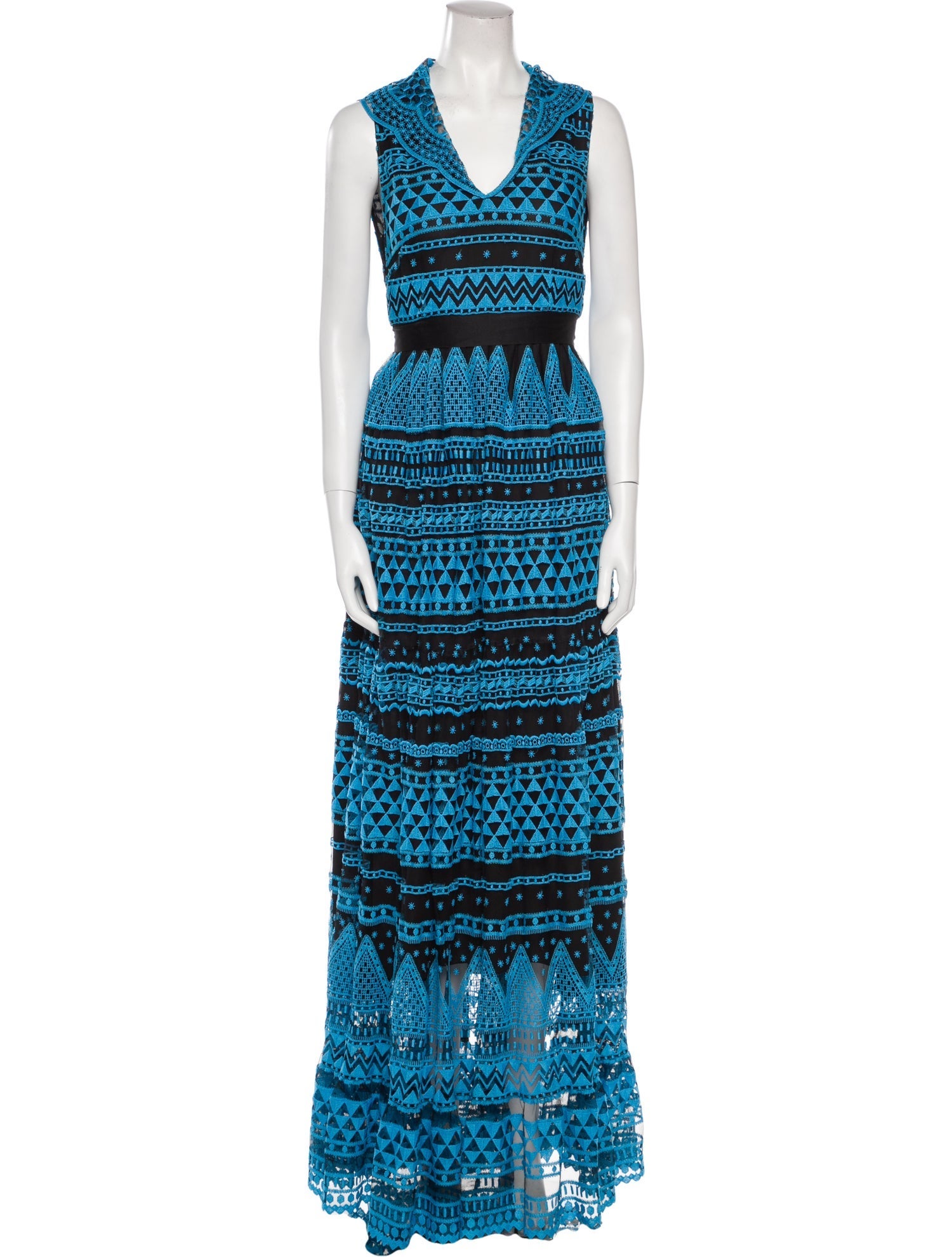 Philosophy di Lorenzo Serafini Printed Long Dress w/ Tags