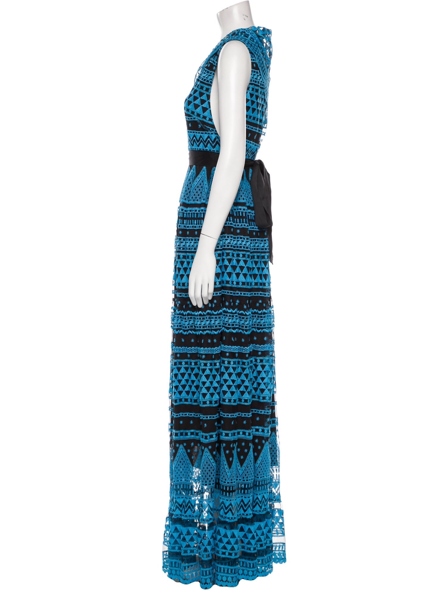 Philosophy di Lorenzo Serafini Printed Long Dress w/ Tags