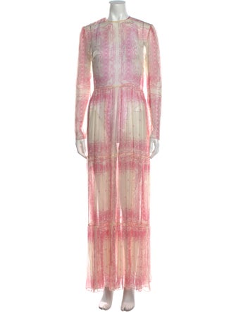Philosophy di Lorenzo Serafini Printed Long Dress