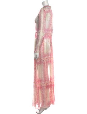 Philosophy di Lorenzo Serafini Printed Long Dress
