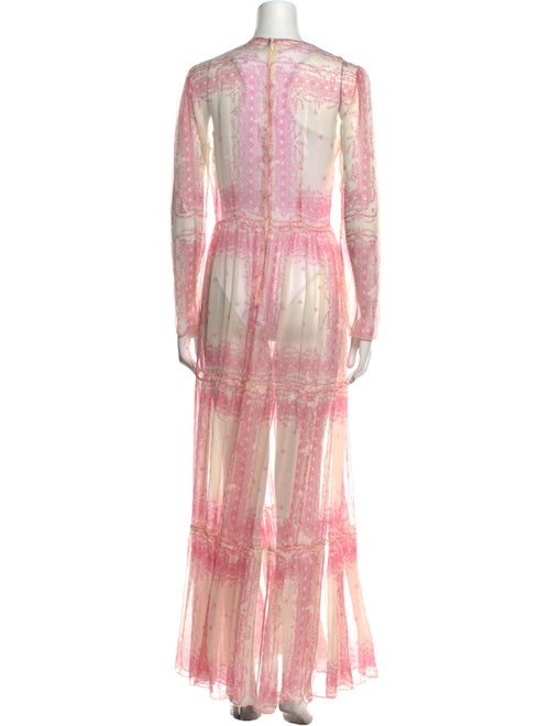 Philosophy di Lorenzo Serafini Printed Long Dress