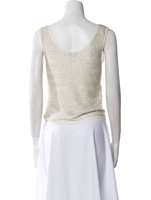 Philosophy di Lorenzo Serafini Scoop Neck Sleeveless Crop Top