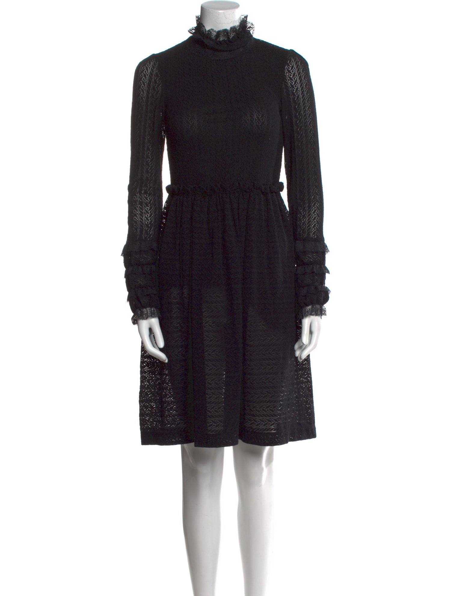 Philosophy di Lorenzo Serafini Mock Neck Knee-Length Dress