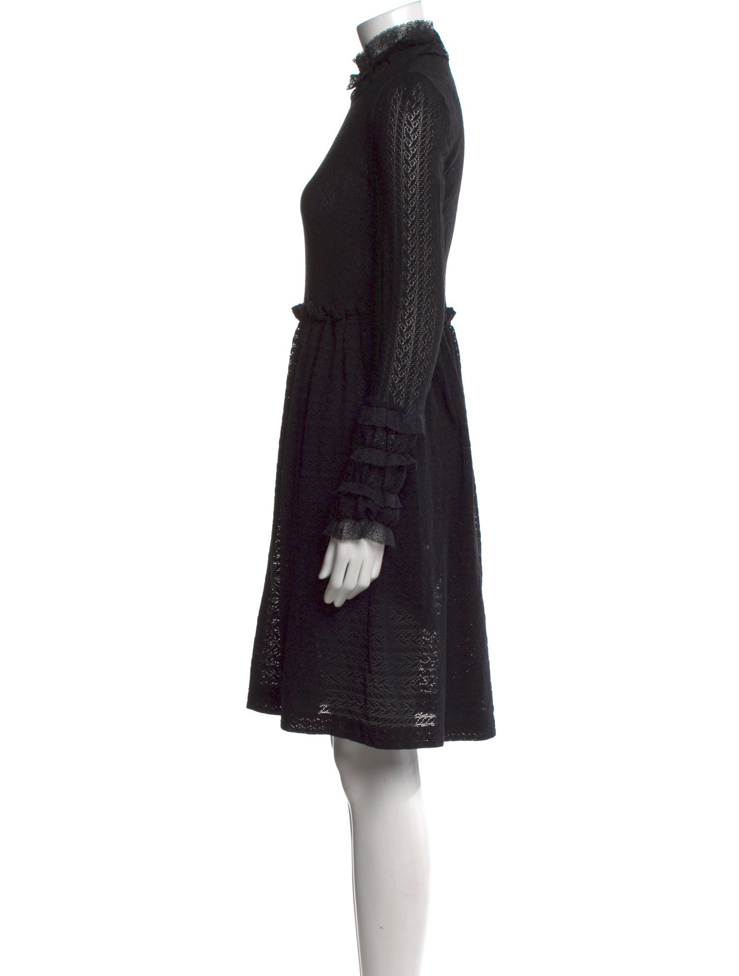 Philosophy di Lorenzo Serafini Mock Neck Knee-Length Dress