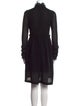 Philosophy di Lorenzo Serafini Mock Neck Knee-Length Dress