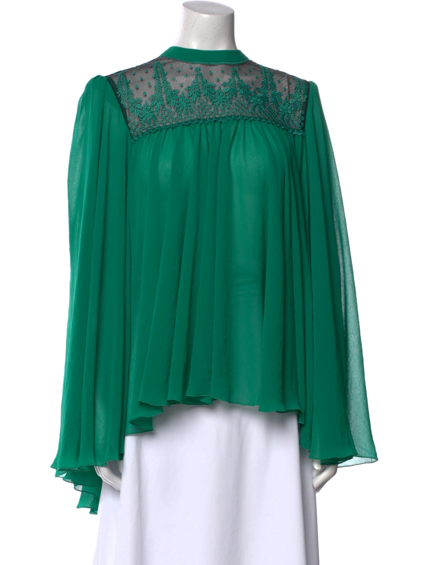 Philosophy di Lorenzo Serafini Bateau Neckline Long Sleeve Blouse