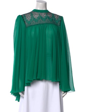 Philosophy di Lorenzo Serafini Bateau Neckline Long Sleeve Blouse