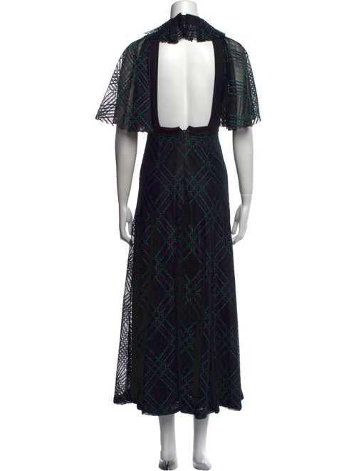 Philosophy di Lorenzo Serafini Plaid Print Long Dress