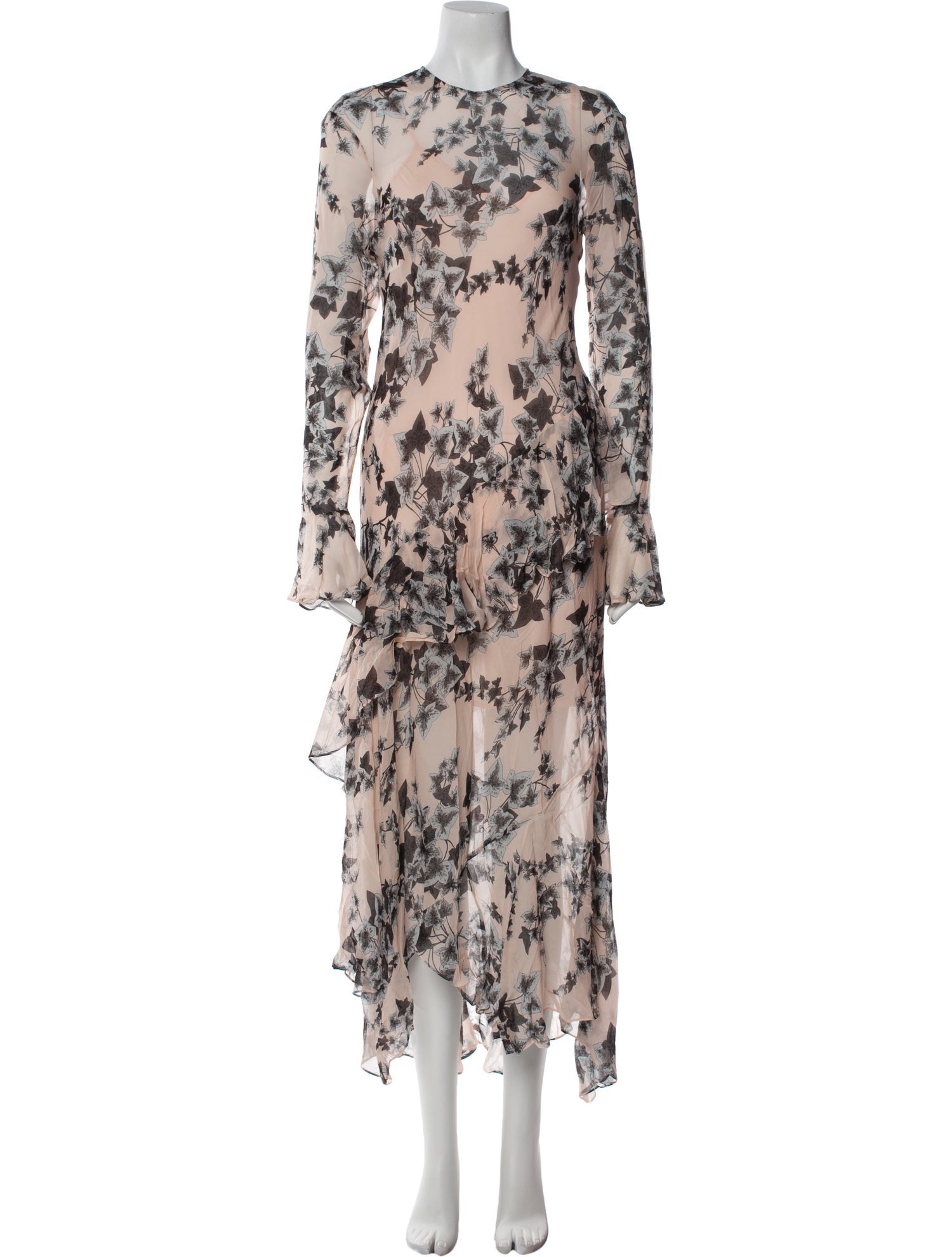 Philosophy di Lorenzo Serafini Floral Print Long Dress