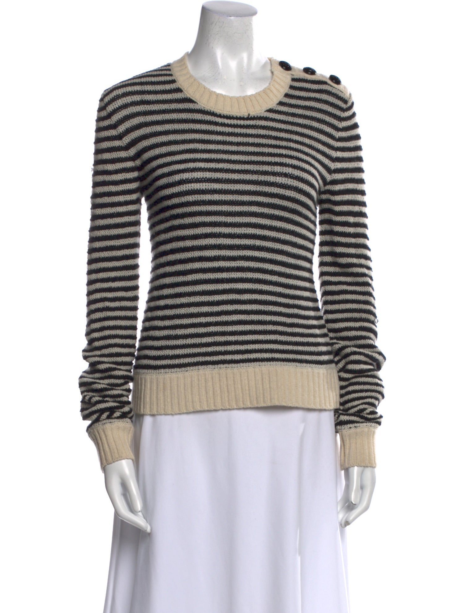 Philosophy di Lorenzo Serafini Striped Scoop Neck Sweater