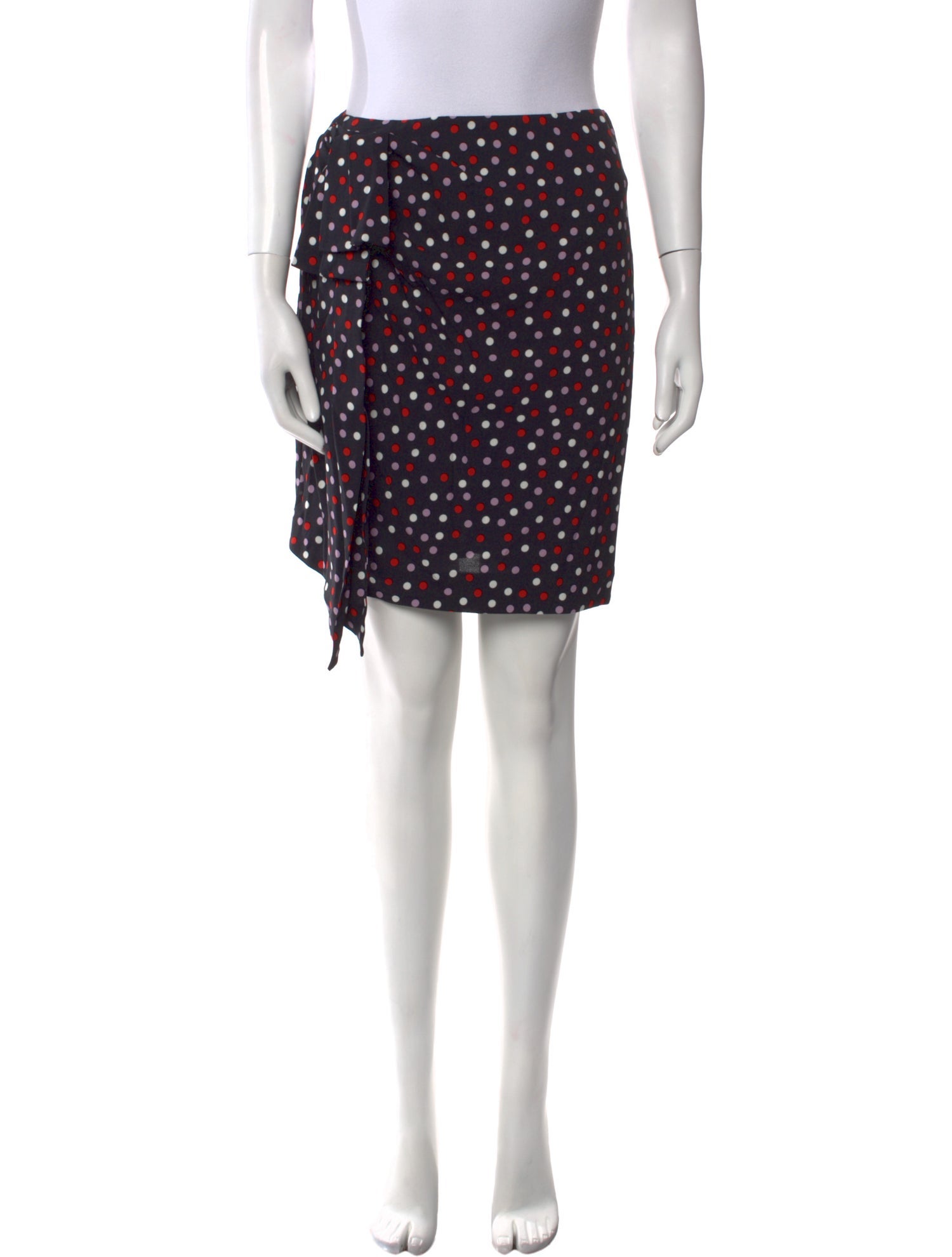 Philosophy di Lorenzo Serafini Polka Dot Print Knee-Length Skirt