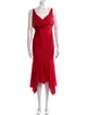 Philosophy di Lorenzo Serafini Cowl Neck Midi Length Dress