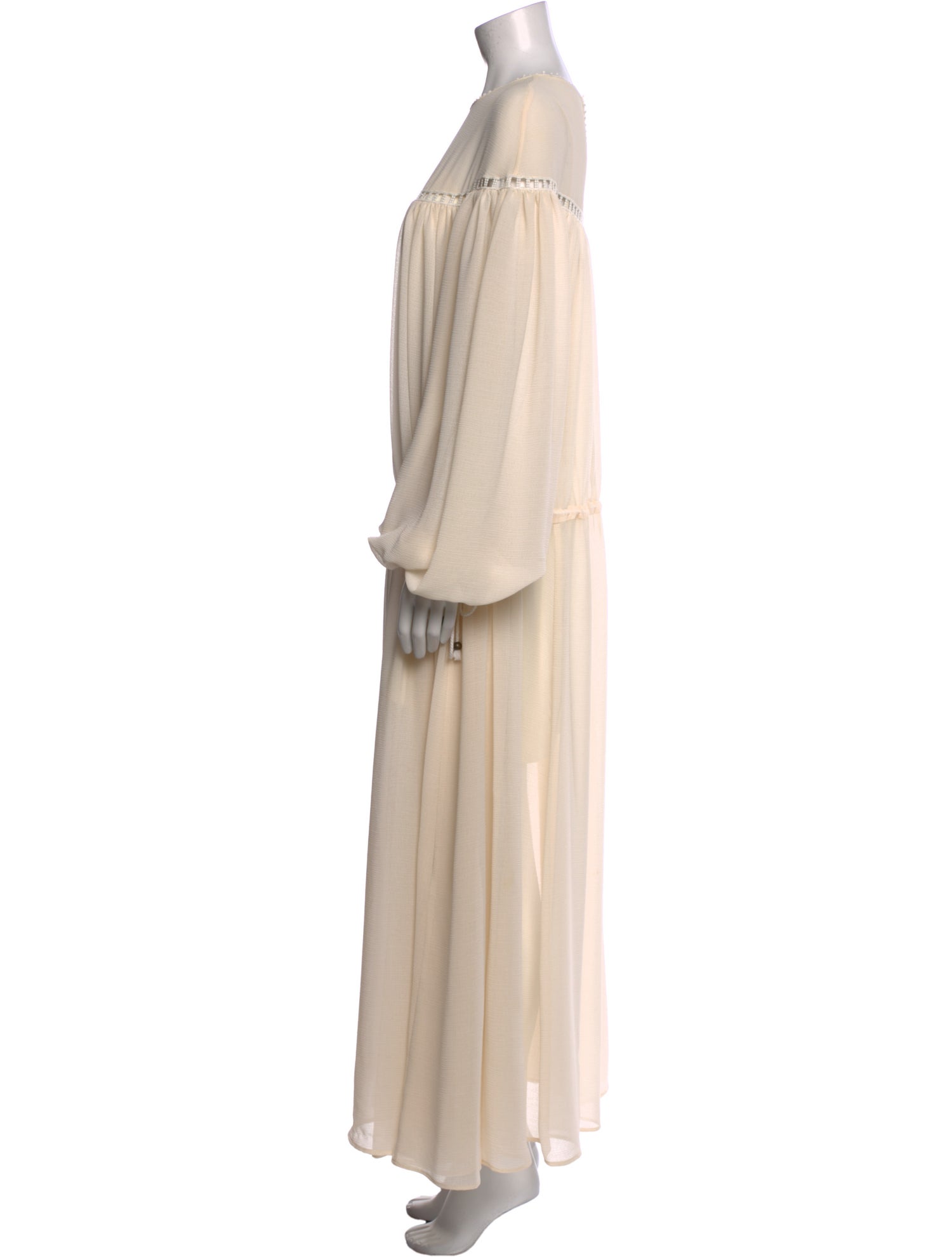 Philosophy di Lorenzo Serafini Crew Neck Long Dress