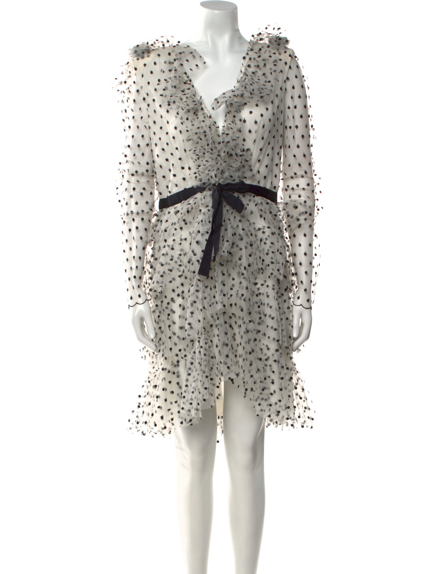 Philosophy di Lorenzo Serafini Polka Dot Print Knee-Length Dress