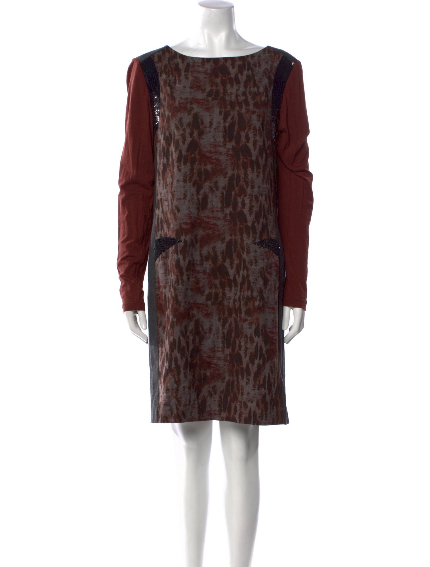 Philosophy di Lorenzo Serafini Printed Knee-Length Dress