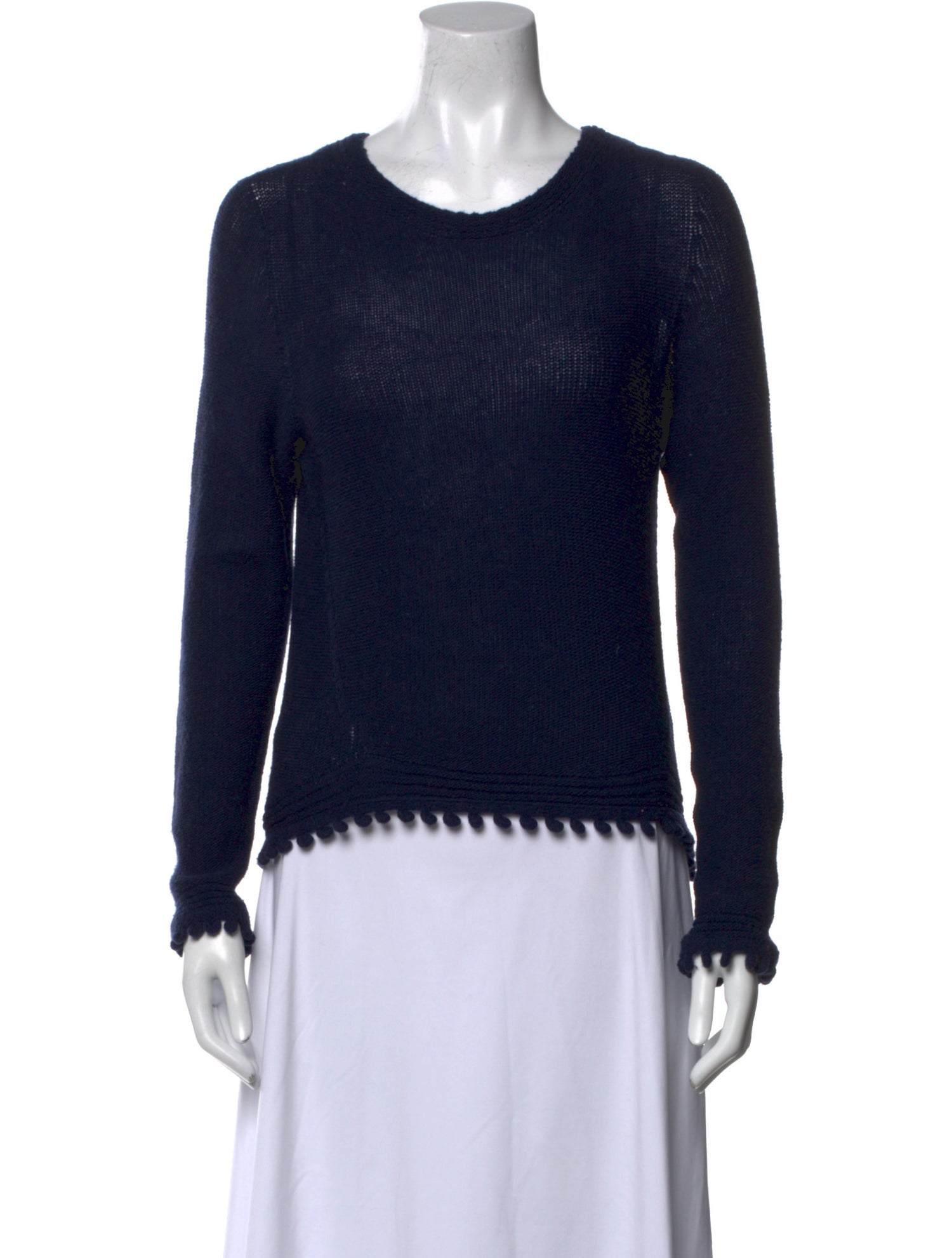 Philosophy di Lorenzo Serafini Virgin Wool Scoop Neck Sweater