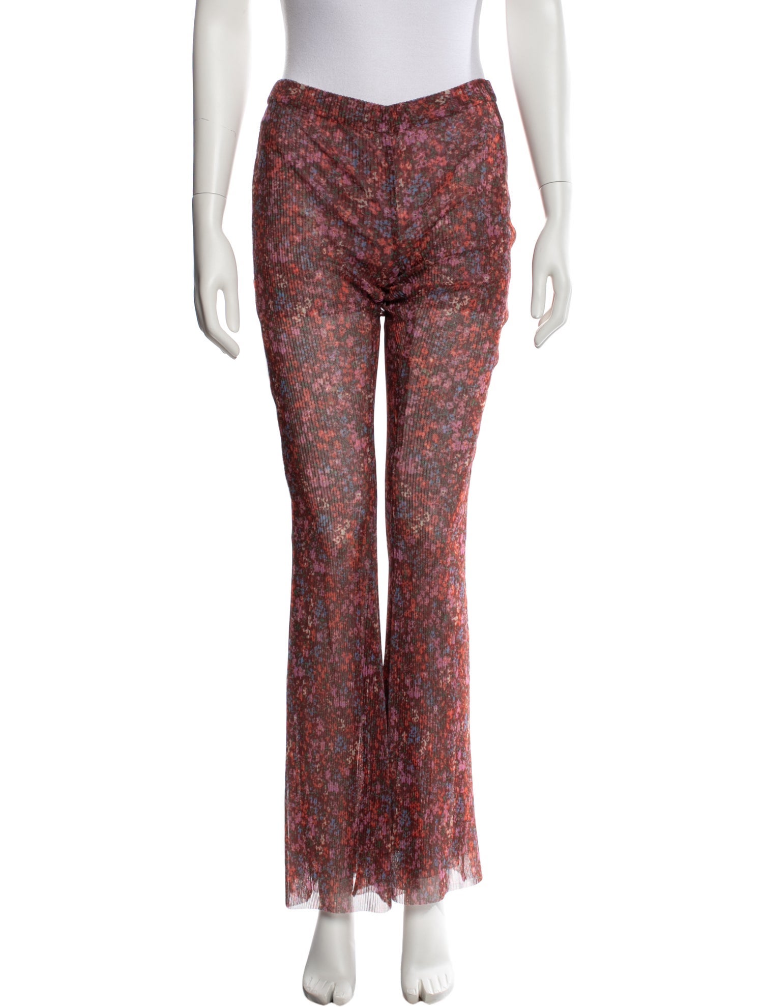 Philosophy di Lorenzo Serafini Printed Wide Leg Pants w/ Tags